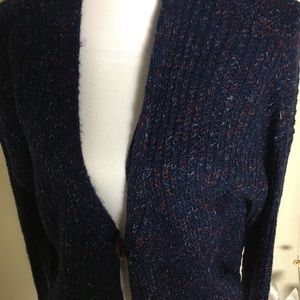 Wild Fable Medium Blue with Color Flecks Rib Knit